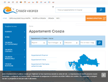 Tablet Screenshot of croaziavacanza.it
